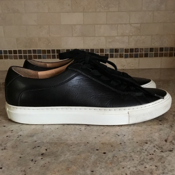 KOIO Black Leather Onyx Sneakers - Picture 4 of 16